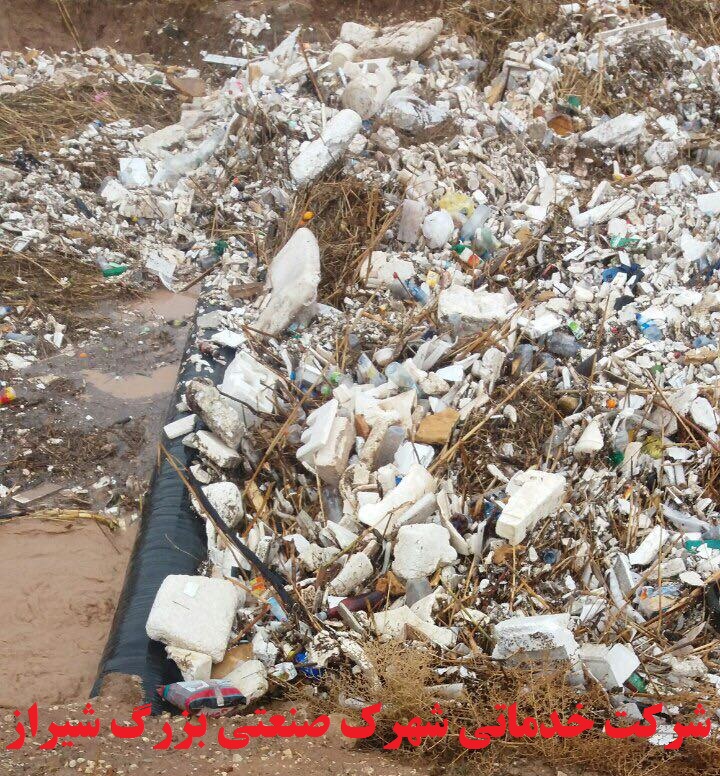 ازد سازی پل به علت بارندگی شهرک صنعتی