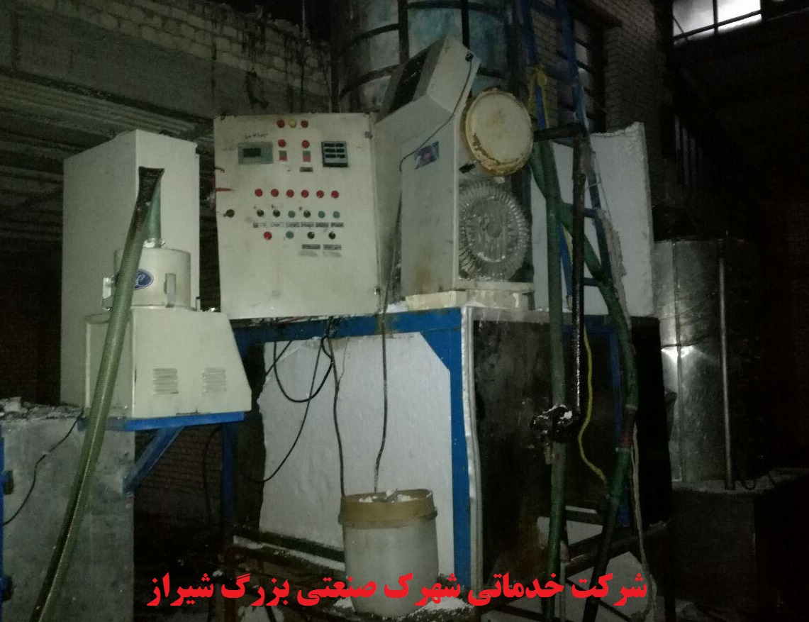 اتش سوزی شهرک صنعتی شیراز