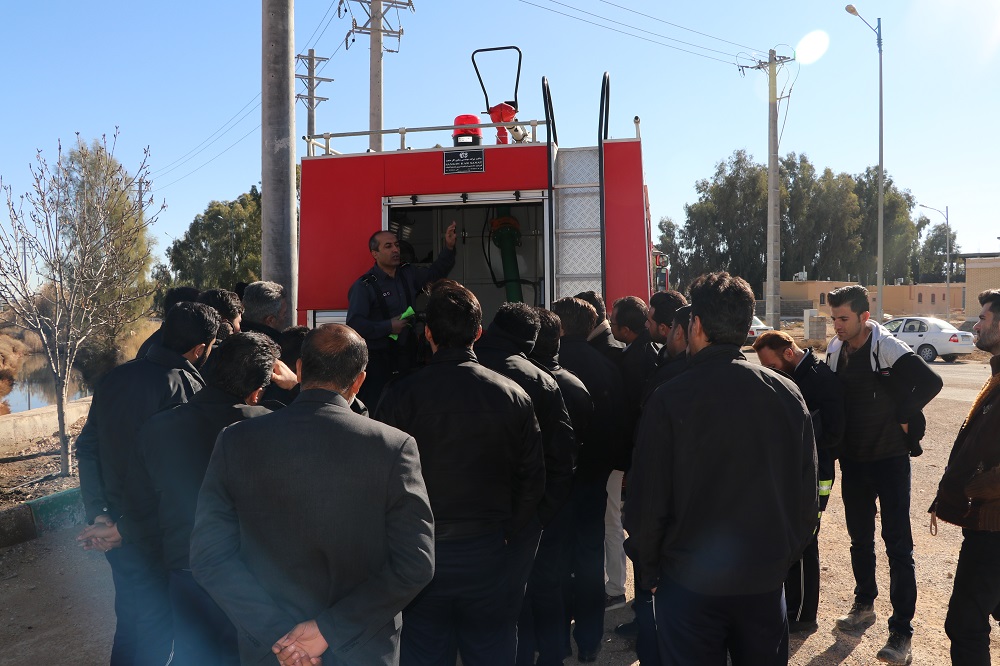 مانور ایمنی شهرک صنعتی بزرگ شیراز