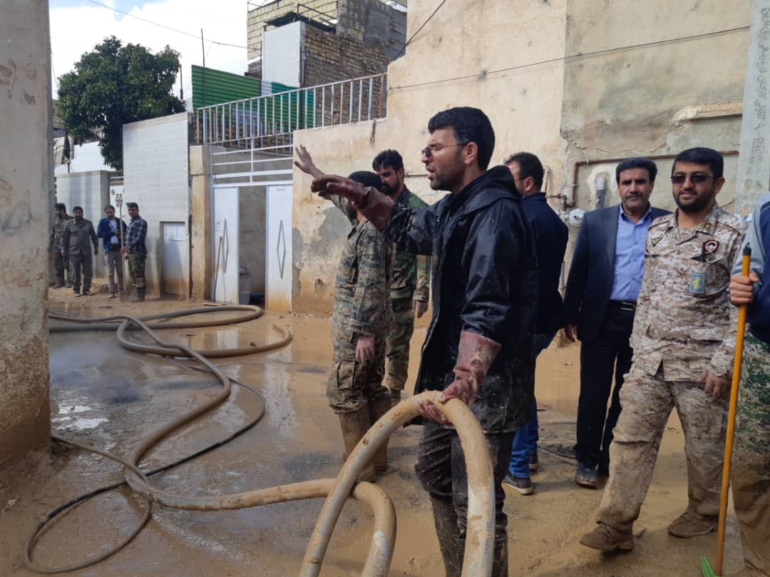 کمک رسانی شهرک صنعتی بزرگ شیراز به محله سعدی