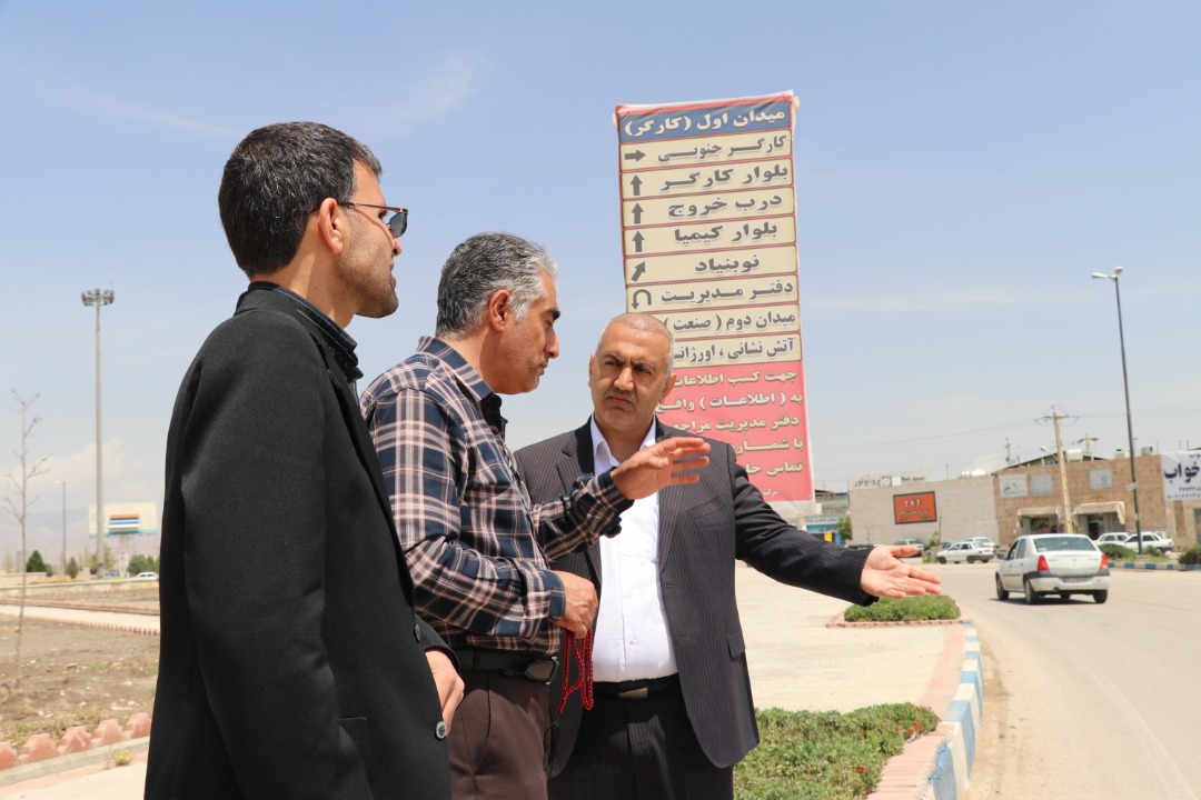 پیگیری اسفالت شهرک صنعتی شیراز