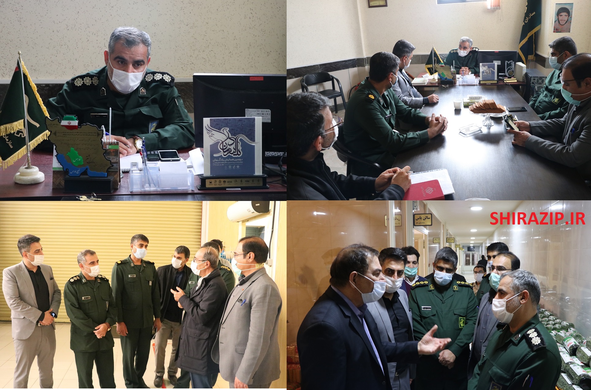 نشست تعاملی بسیج کارگری استان فارس با هیئت مدیره شرکت خدماتی با حضور رئیس ستاد تخصصی اقشار بسیج سپاه فجر فارس