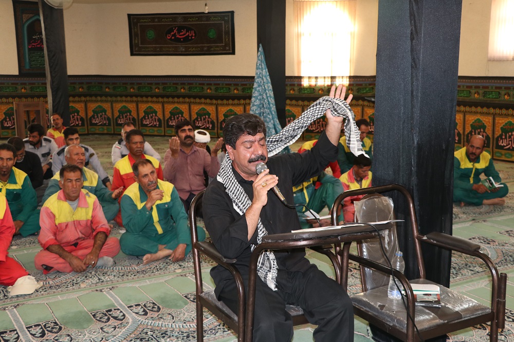 مراسم عزاداری سید و سالار شهیدان در شهرک صنعتی بزرگ شیراز