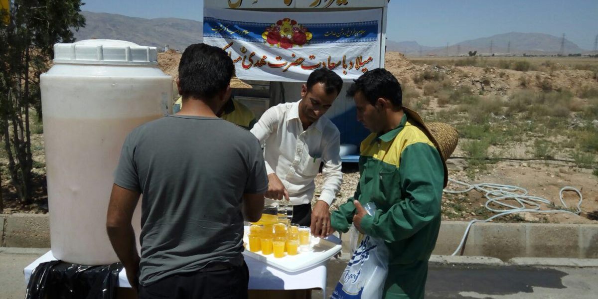 ایستگاه صلواتی به مناسبت نیمه شعبان