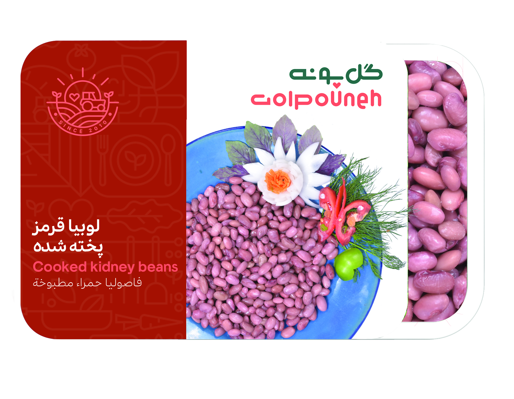 لوبیا قرمزپخته