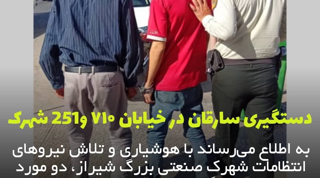 دستگیری سارقان در خیابان ۷۱۰ و خیابان ۲۵۷