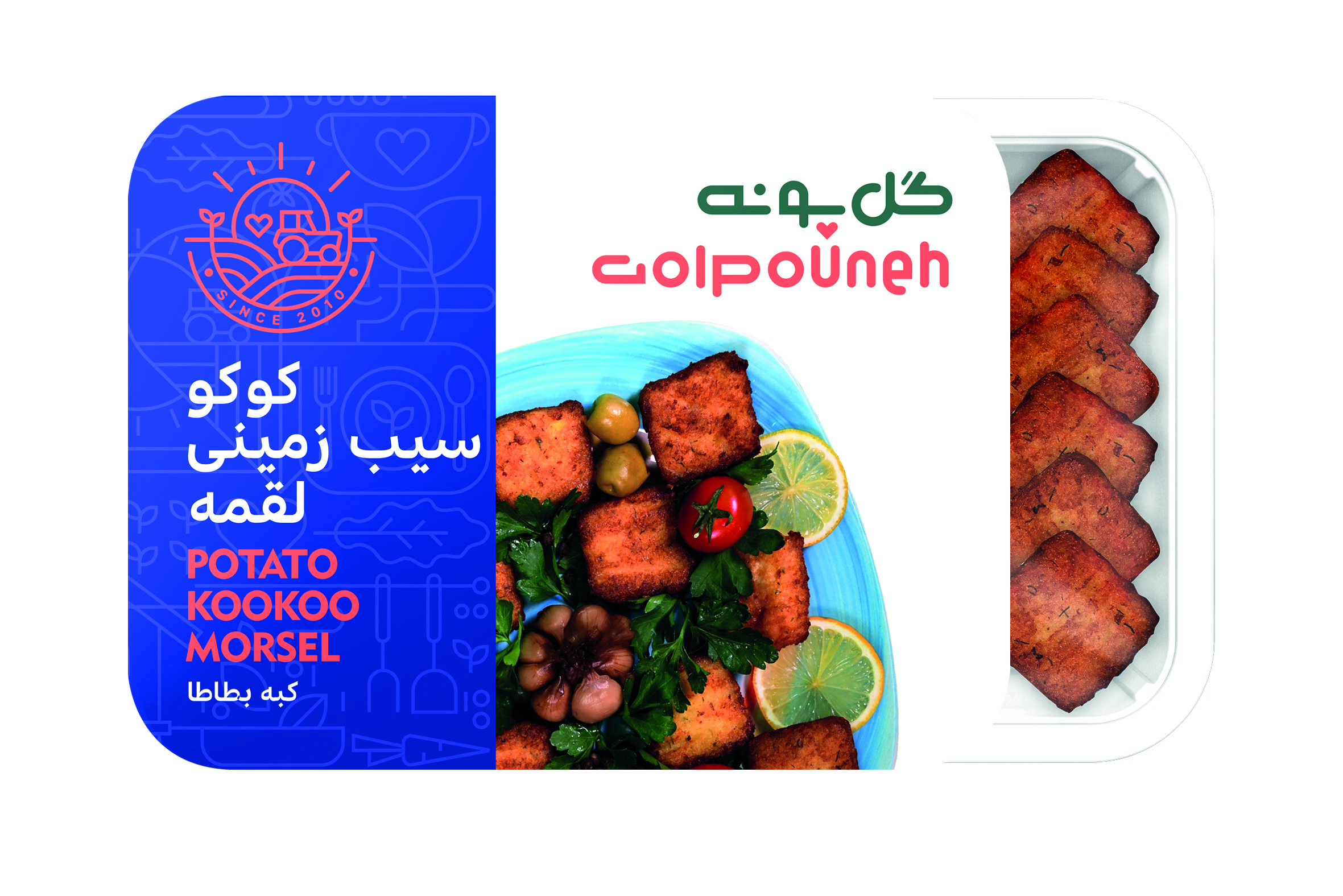 کوکو سیب زمینی لقمه ایی
